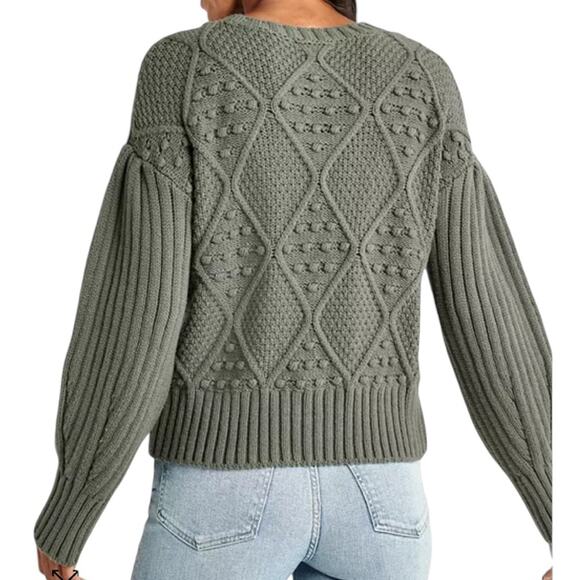 Splendid Leonie Bobble Knit Crewneck Sweater NEW Size XL - Picture 2 of 6